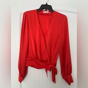 Ramy Brook long sleeve silk top. Great condition, worn once